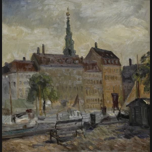 Åge Rasmussen. København, 1951. 46x45cm.