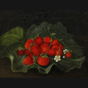 William Hammer. “Jordbær”, 1881. 20x25cm.