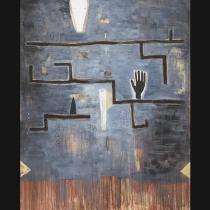 Anne Tholstrup. Komposition, 1993. 162x130cm.