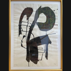 Mogens Andersen. “Komposition”, 1974. 62x42cm.