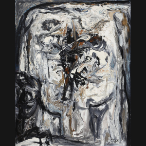 Preben Wolck. “Komposition”, 1963. 92x73cm.