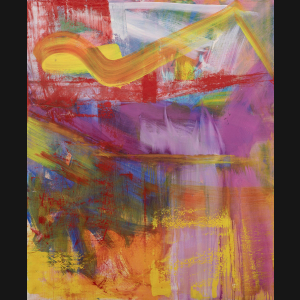 Judith Fischer Hansen “Komposition” 1987. 162x130cm.