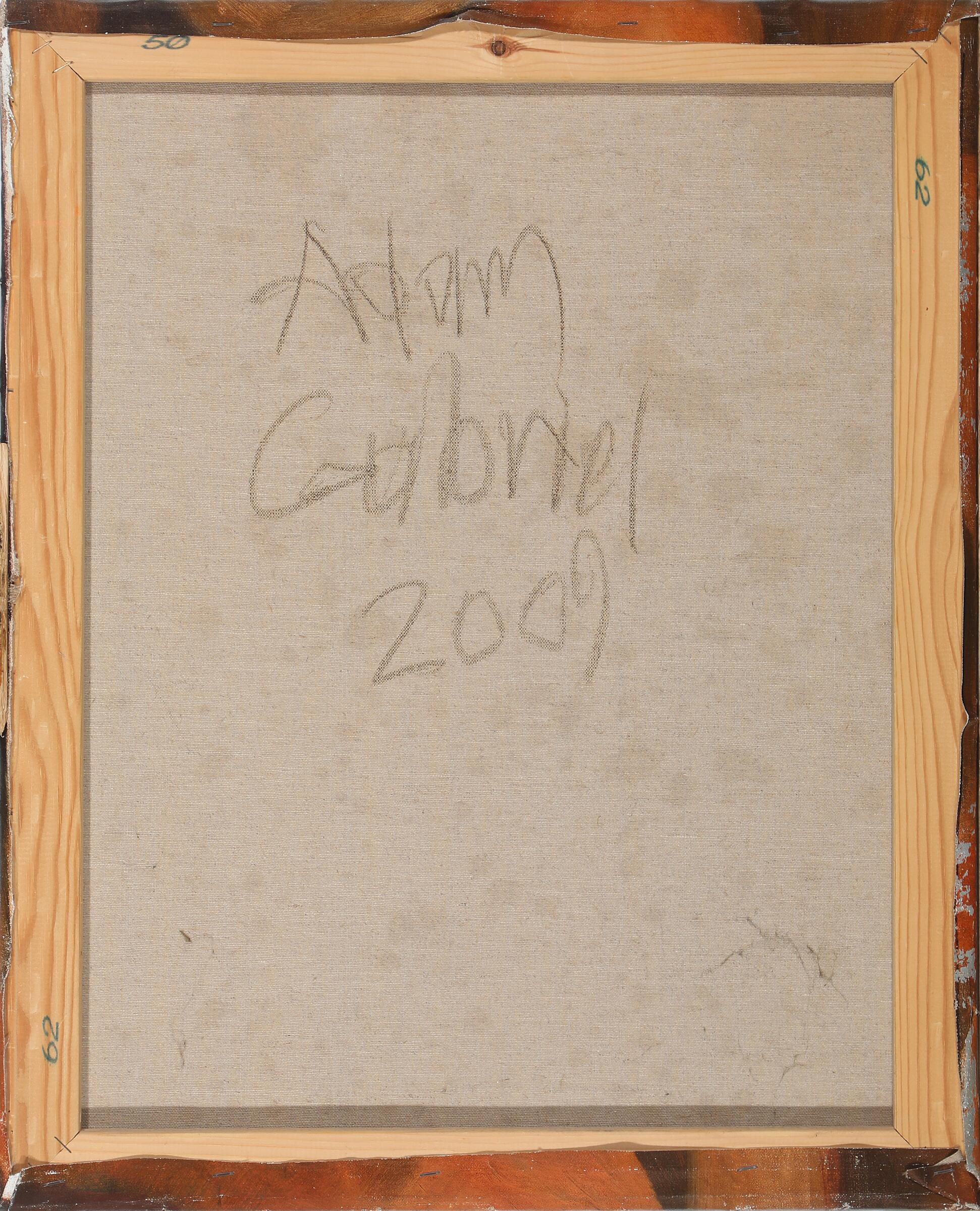 Adam gabriel "Komposition med nøgen kvinde" 2009. 62x49cm. - Image 2