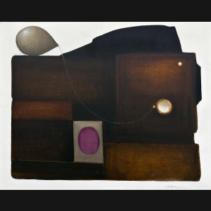 Albert Bertelsen painting Danish Art Gallery 5 Albert Bertelsen. Gl. fotokasse, 1977. 80x100cm.