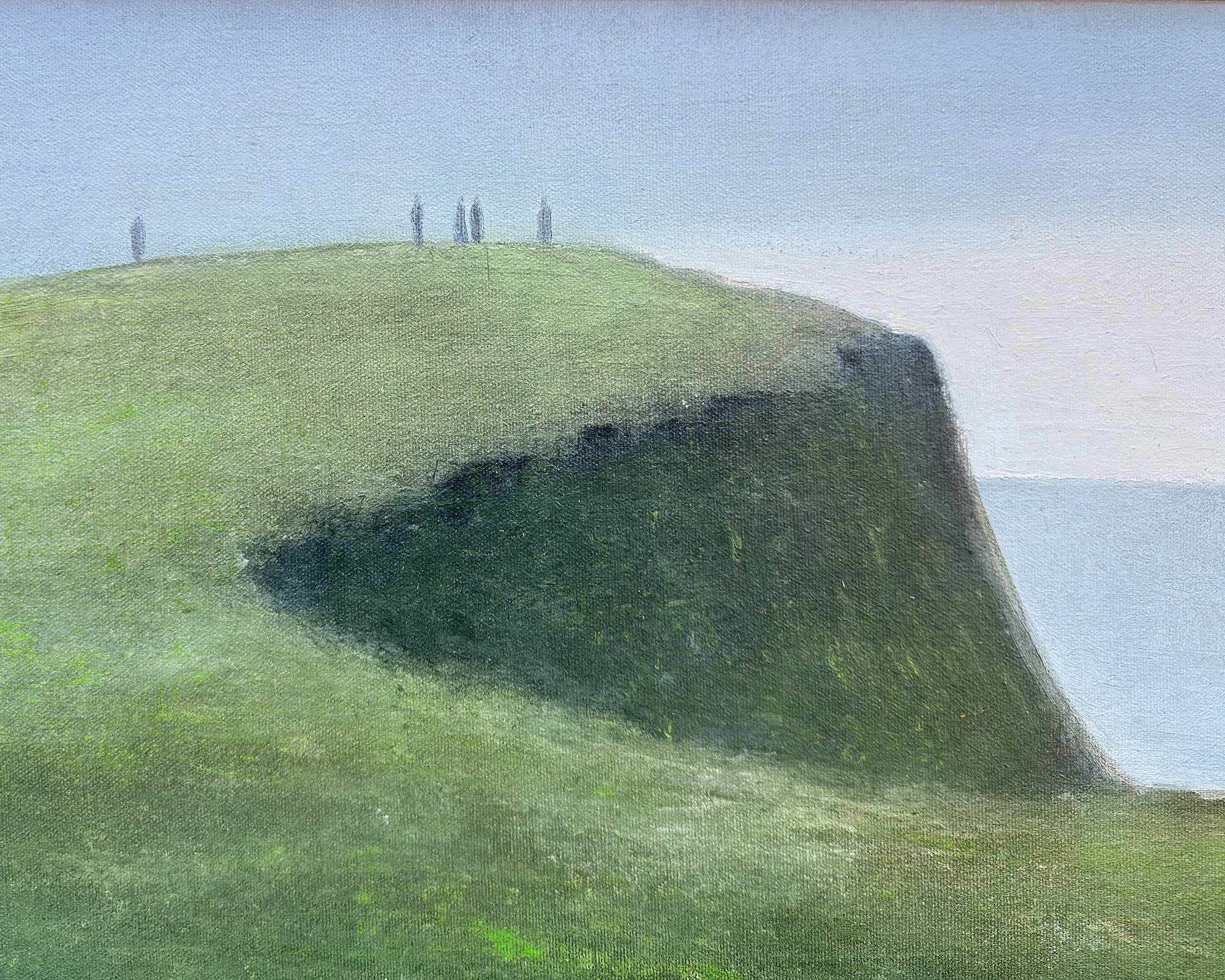 Albert Bertelsen painting Danish Art Gallery 11 1 Albert Bertelsen Udsigten, Færøerne 1978. 50x120cm. - Image 2