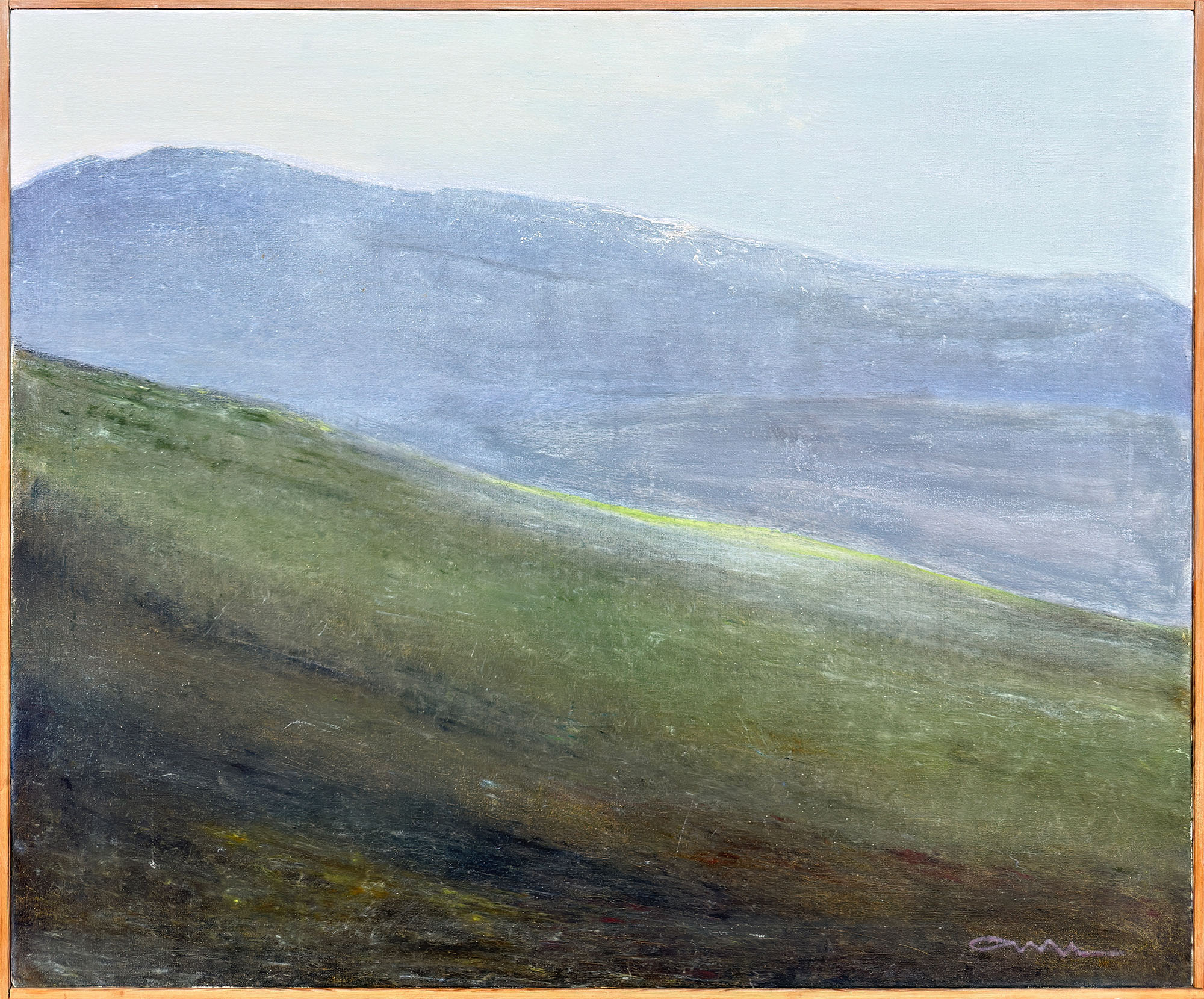 Albert Bertelsen painting Danish Art Gallery 14 1 Albert Bertelsen. Sommer på fjeldet, Norge 1982. 81x100cm. - Image 2