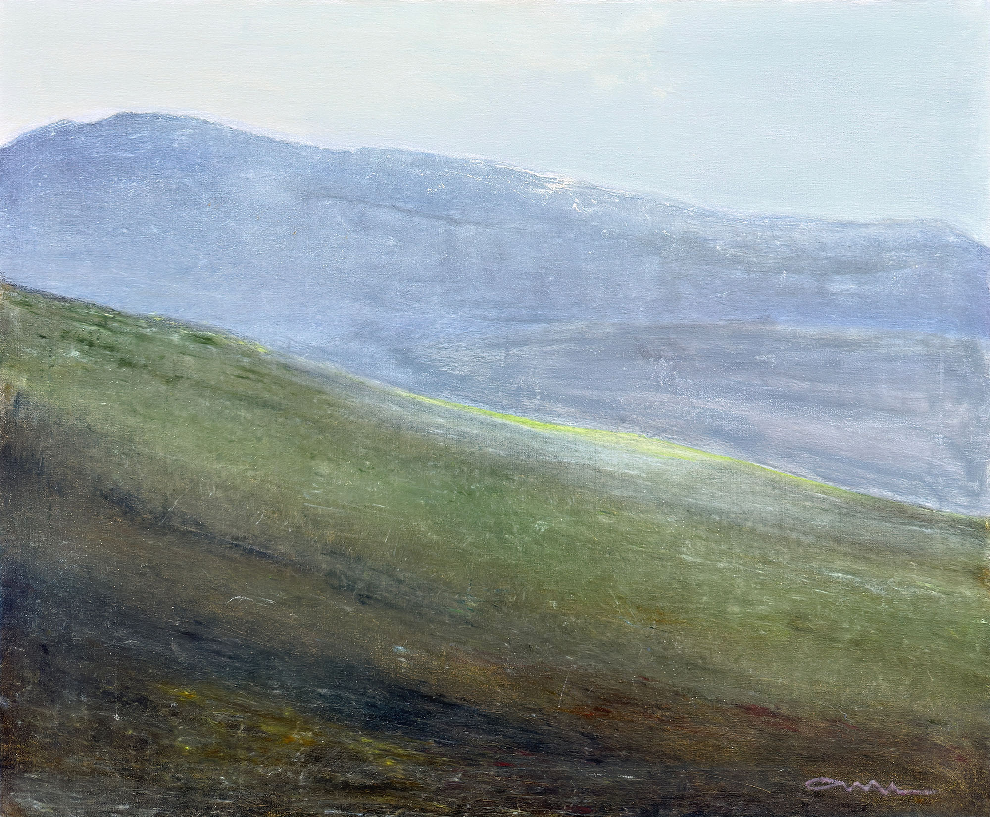 Albert Bertelsen painting Danish Art Gallery 14 Albert Bertelsen. Sommer på fjeldet, Norge 1982. 81x100cm.