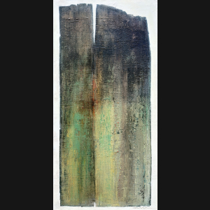 Albert Bertelsen. Moseeg, 1991. 130x60cm.
