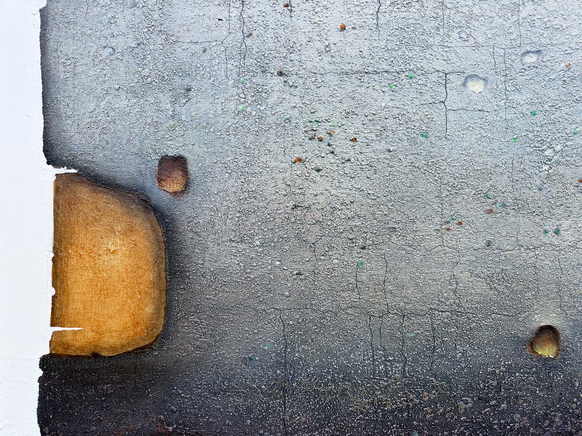 Albert Bertelsen painting Danish Art Gallery 40 1 Albert Bertelsen. Bøgebark, 1987. 114x162cm. - Image 2