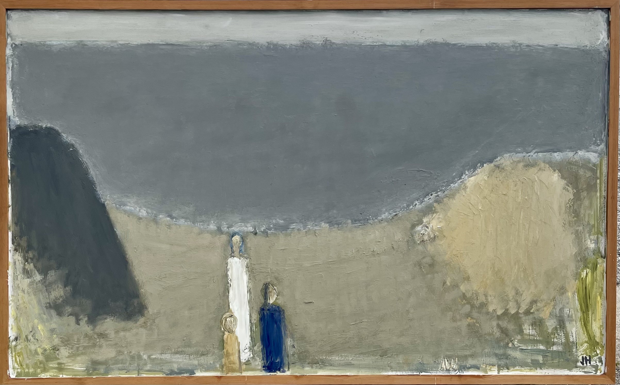 johannes hofmeister maleri 1 Johannes Hofmeister "Vennebjerg mølle" 1970. 110x180cm.