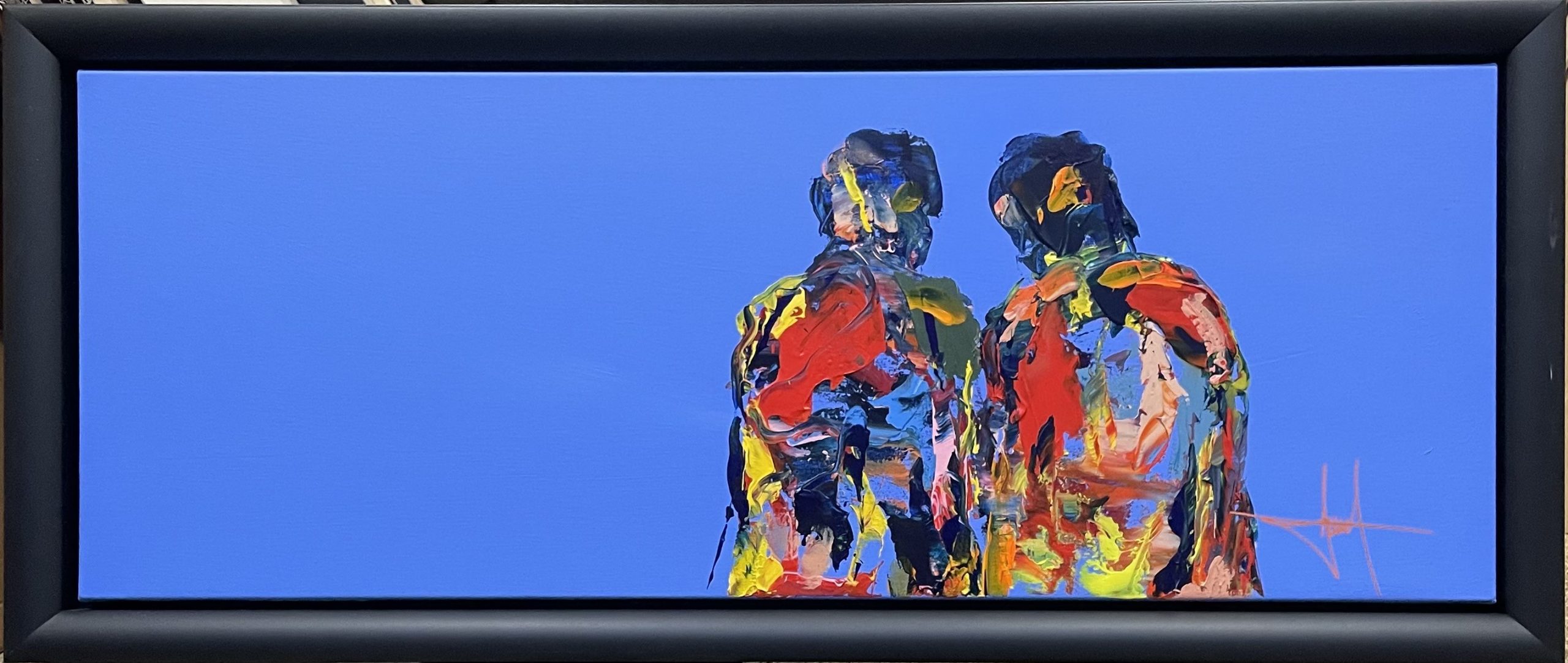 henrik busk maleri 1 scaled Henrik Busk Andersen "Komposition" 2025. 30x80cm.