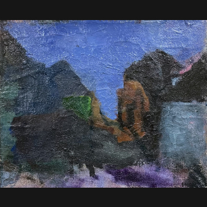 Svend Havsteen Mikkelsen “Motiv fra Færøerne” 35x42cm.