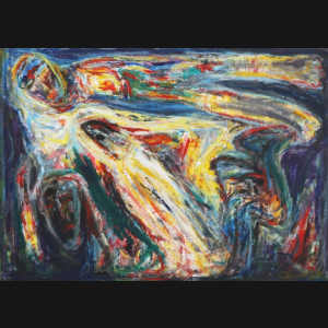 Gunleif Grube “Komposition” 2000. 103x146cm.