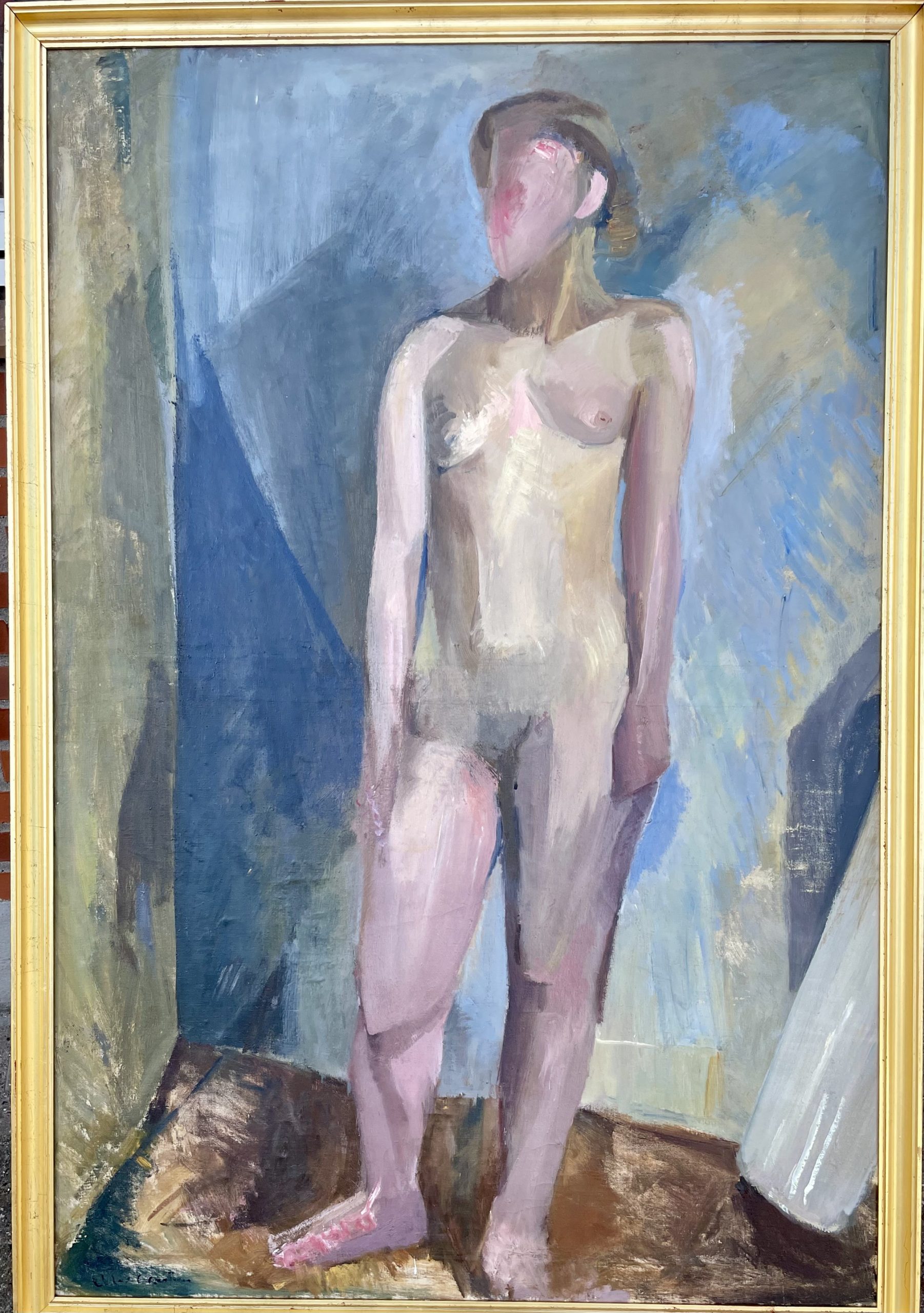 ebba carstensen maleri scaled Ebba Carstensen "Komposition med kvinde" 1938. 170x100cm.