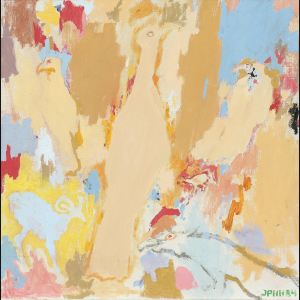 Jens Peter Helge Hansen “Tegn af dyr” 1984. 50x50cm.