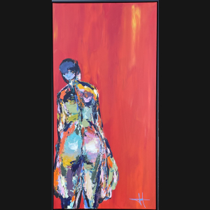 Henrik Busk Andersen “Komposition” 2025. 120x60cm.