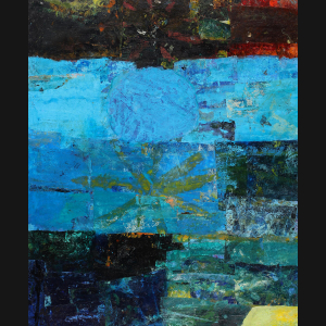 Anne Vilsbøll “Komposition” 1999. 100x83cm.