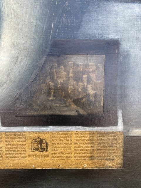 alb detalje Albert Bertelsen "Opstilling" 1971. 80x120cm. - Billede 3