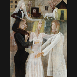 Seppo Mattinen “Bruden” 1975. 86x54cm.