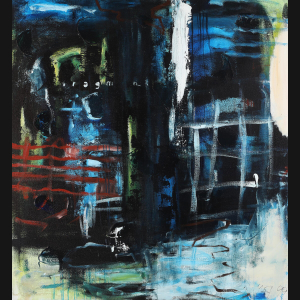 Mie Olise Kjærgaard “Fragment” 1999. 120x110cm.