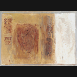 Preben Hornung “Atelierbillede” 1972. 56x79cm.