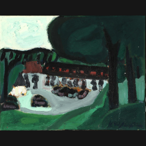 Hans Voigt Steffensen “Kastellet” 1970-1971. 41x52cm.