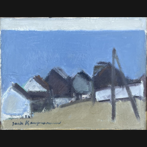 Jack Kampmann “Motiv fra Færøerne” 28x35cm.