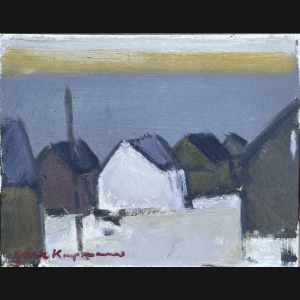 Jack Kampmann “Motiv fra Færøerne” 28x35cm.