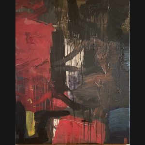 Jens Birkemose “Komposition” 1991. 92x73cm.