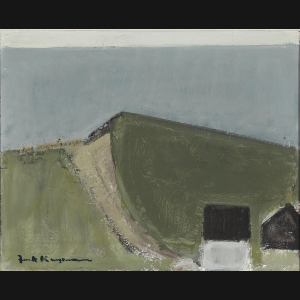 Jack Kampmann “Landskab fra Færøerne” 33x41cm